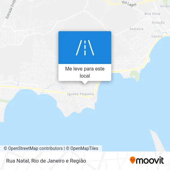 Rua Natal mapa