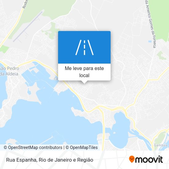 Rua Espanha mapa