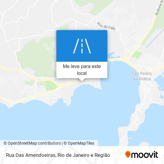 Rua Das Amendoeiras mapa