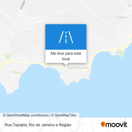 Rua Tapajós mapa