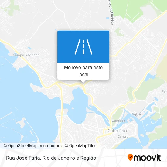 Rua José Faria mapa