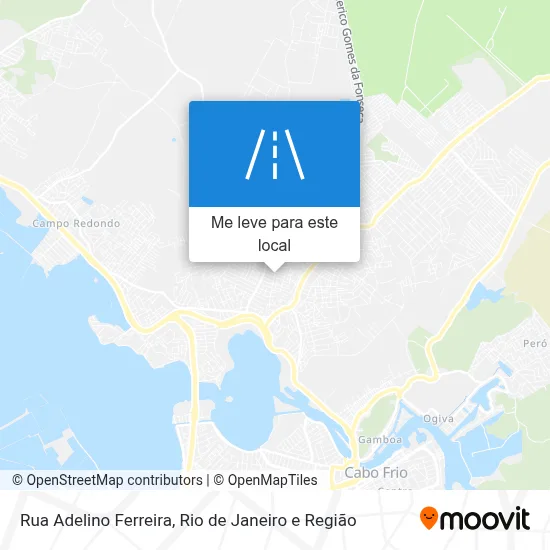 Rua Adelino Ferreira mapa