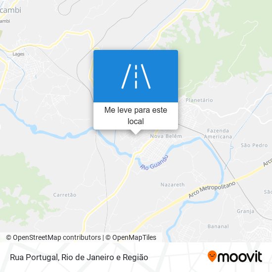 Rua Portugal mapa