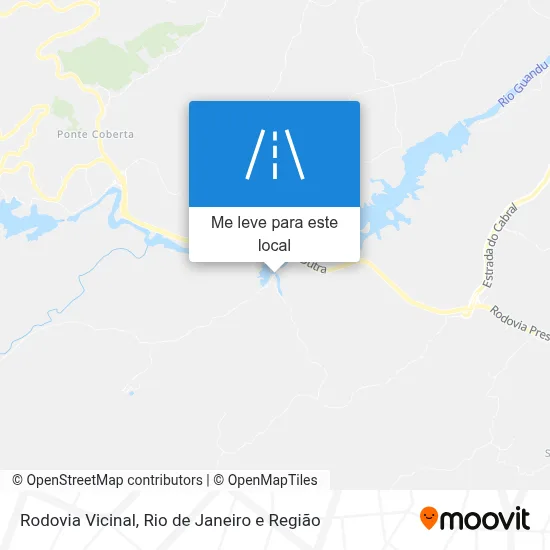 Rodovia Vicinal mapa