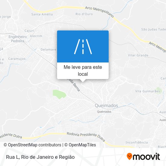 Rua L mapa