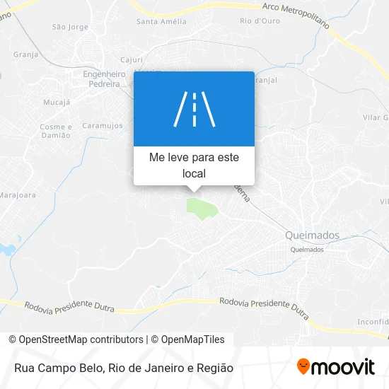 Rua Campo Belo mapa