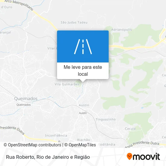 Rua Roberto mapa