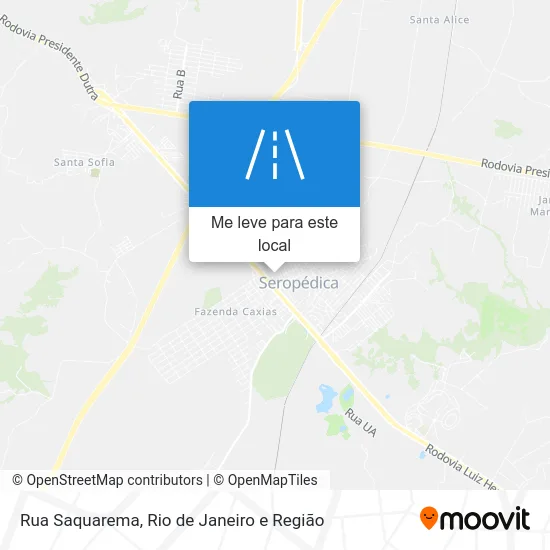 Rua Saquarema mapa