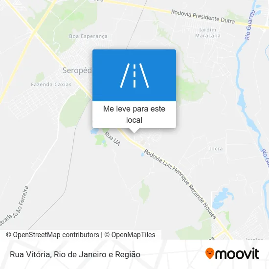 Rua Vitória mapa