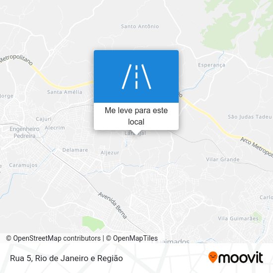 Rua 5 mapa
