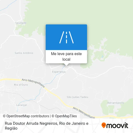 Rua Doutor Arruda Negreiros mapa