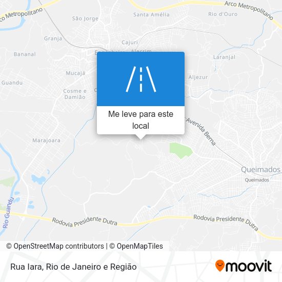 Rua Iara mapa
