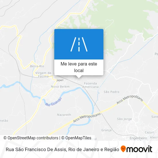 Rua São Francisco De Assis mapa