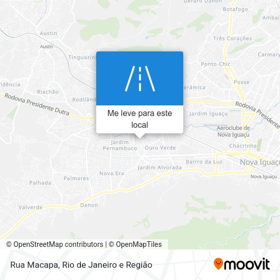 Rua Macapa mapa