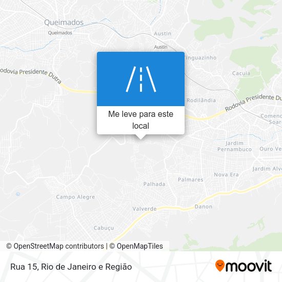Rua 15 mapa