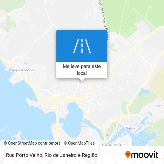Rua Porto Velho mapa