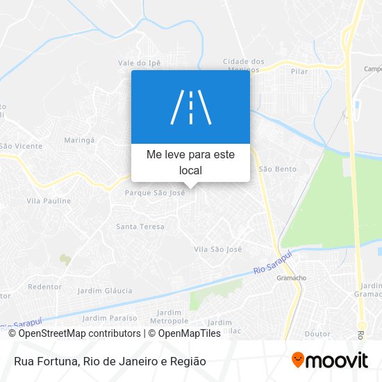 Rua Fortuna mapa