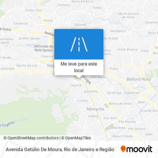 Avenida Getúlio De Moura mapa