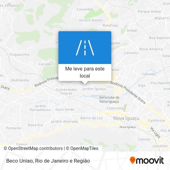 Beco Uniao mapa