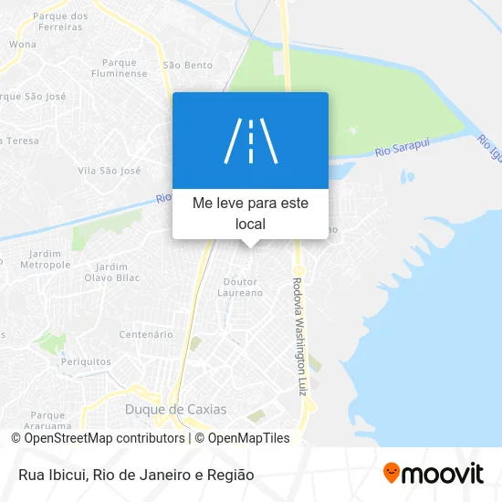 Rua Ibicui mapa