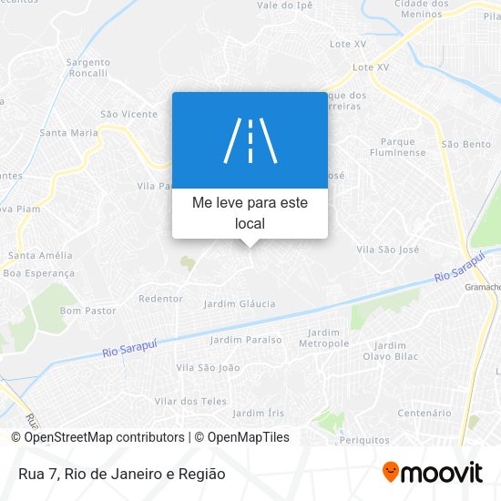 Rua 7 mapa