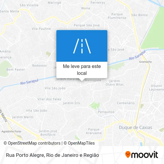 Rua Porto Alegre mapa