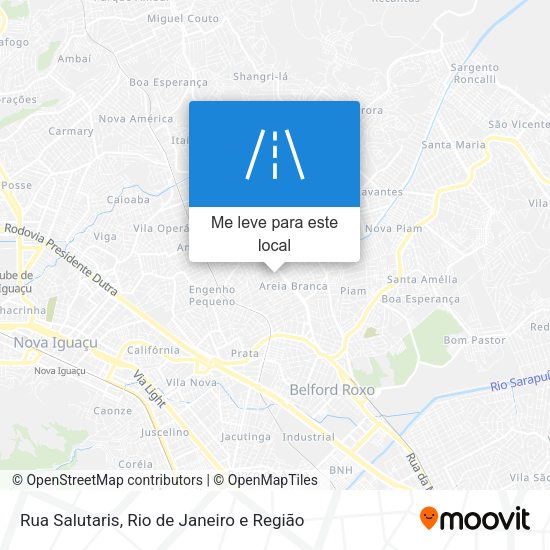 Rua Salutaris mapa