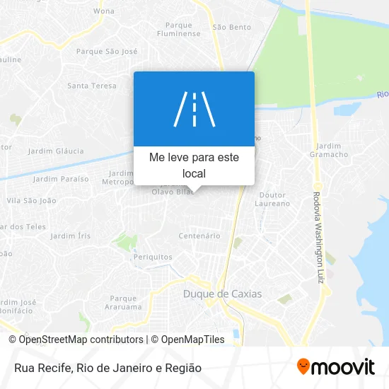 Rua Recife mapa