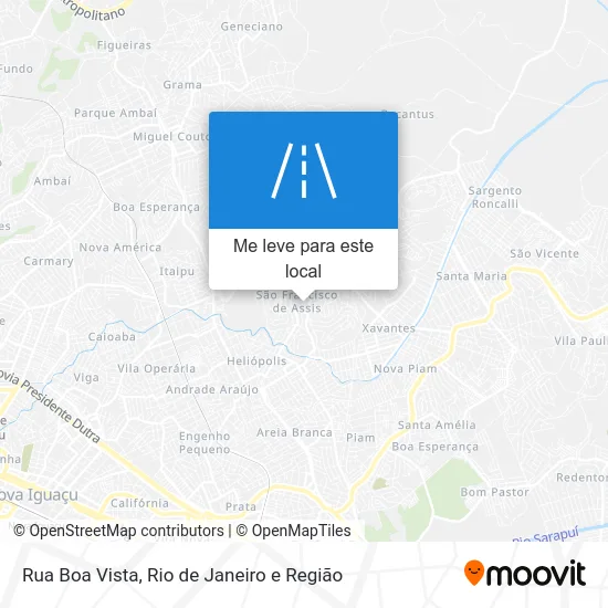 Rua Boa Vista mapa