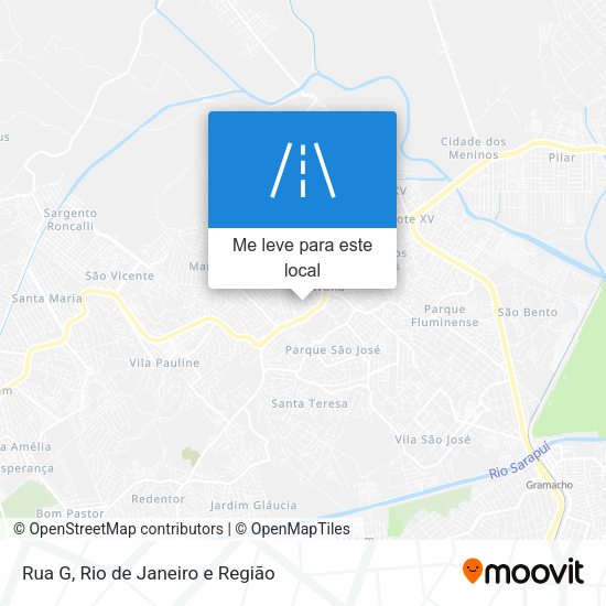 Rua G mapa