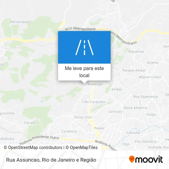 Rua Assuncao mapa