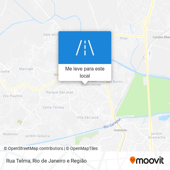 Rua Telma mapa