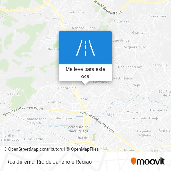 Rua Jurema mapa