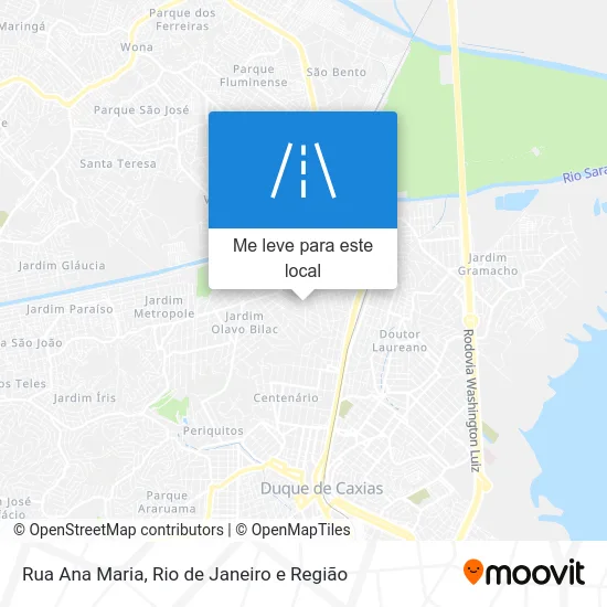 Rua Ana Maria mapa