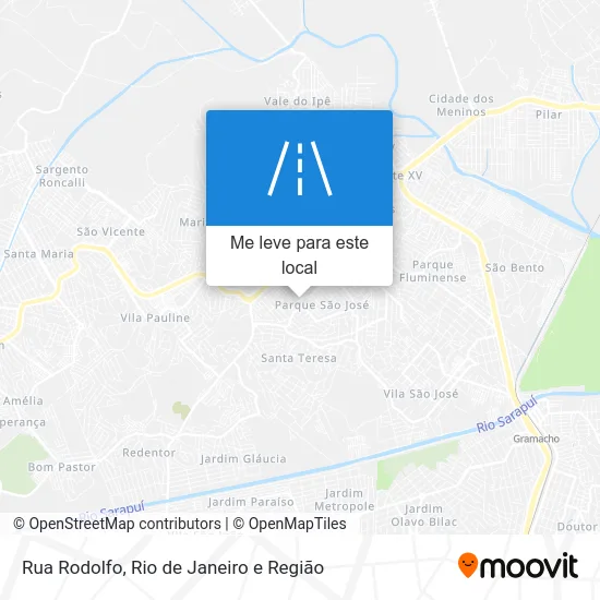 Rua Rodolfo mapa