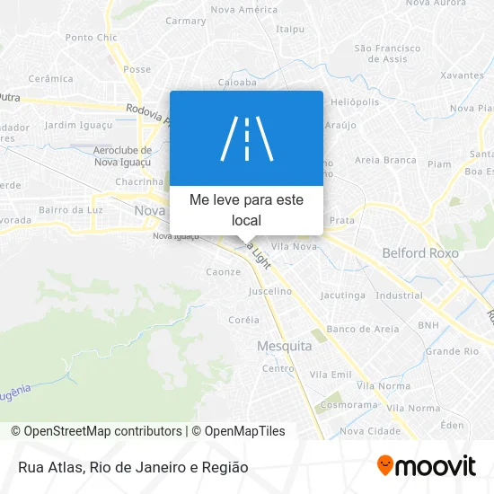 Rua Atlas mapa