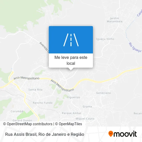 Rua Assis Brasil mapa