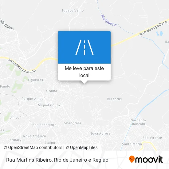 Rua Martins Ribeiro mapa