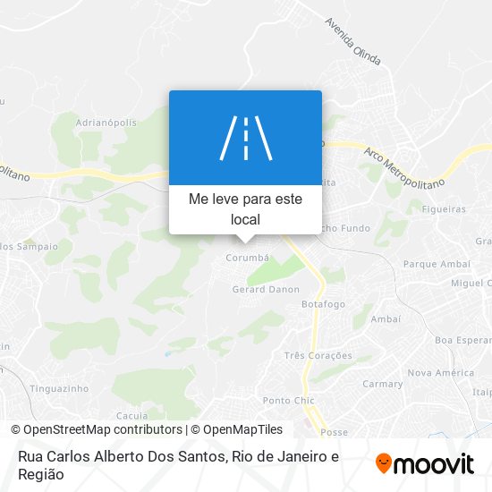 Rua Carlos Alberto Dos Santos mapa