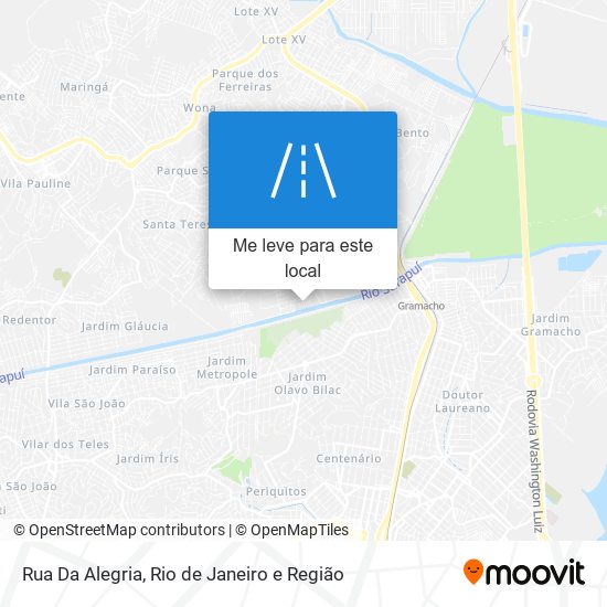 Rua Da Alegria mapa