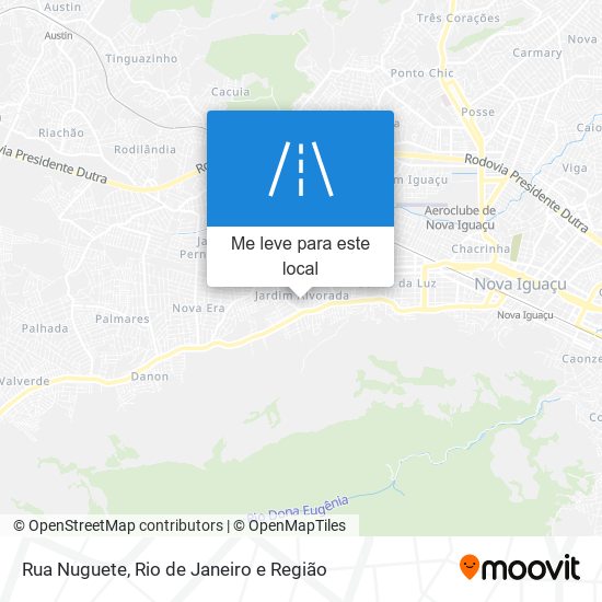 Rua Nuguete mapa