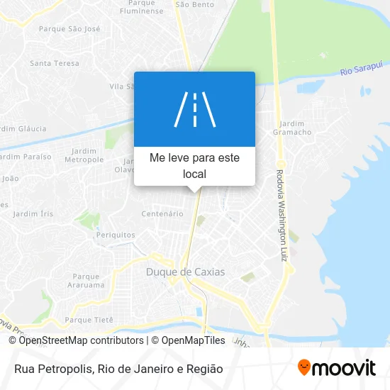 Rua Petropolis mapa