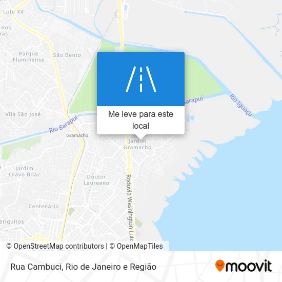 Rua Cambuci mapa