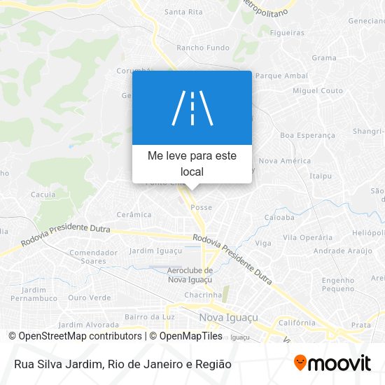 Rua Silva Jardim mapa