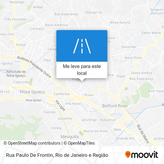 Rua Paulo De Frontin mapa