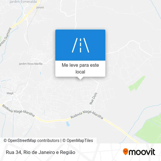 Rua 34 mapa