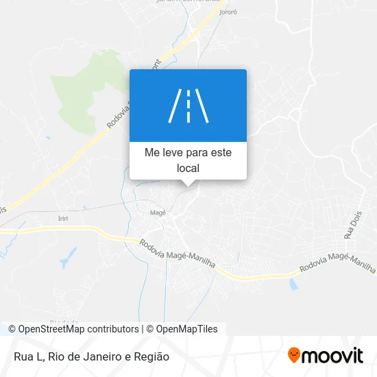 Rua L mapa
