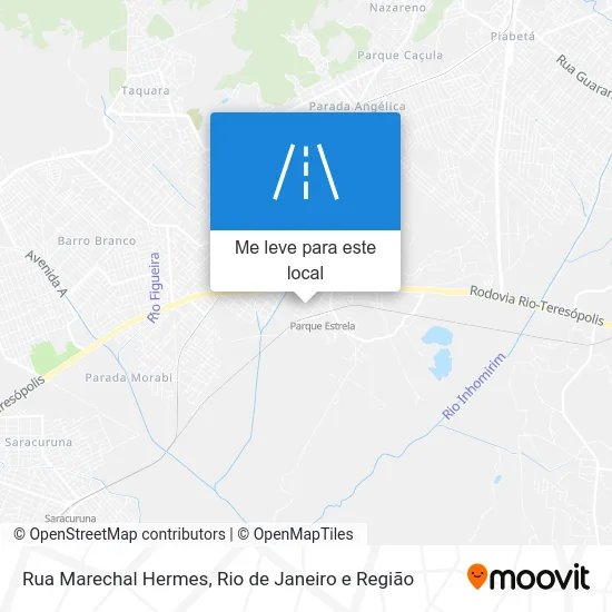 Rua Marechal Hermes mapa