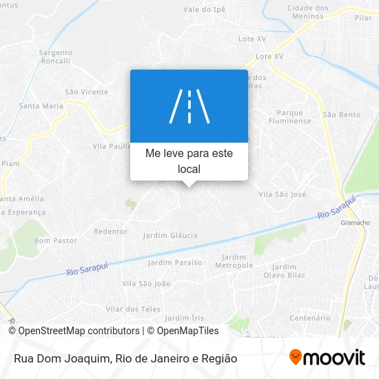 Rua Dom Joaquim mapa