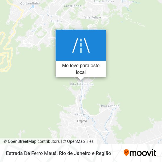 Estrada De Ferro Mauá mapa